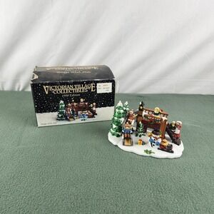 1998 Victorian Village Collectibles - Bridge With Slide - Vintage Retired